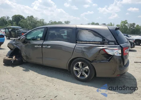 2018 Honda Odyssey Touring from USA, damaged, VIN 5FNRL6H83JB038840